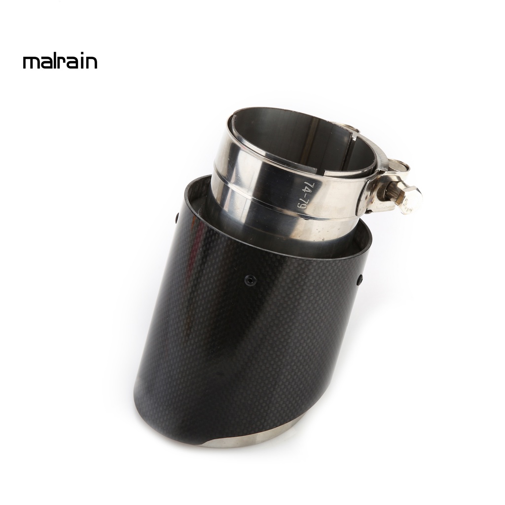 Ống Xả Khí Bằng Sợi Carbon 75mm Thay Thế Chuyên Dụng Cho Xe Hơi