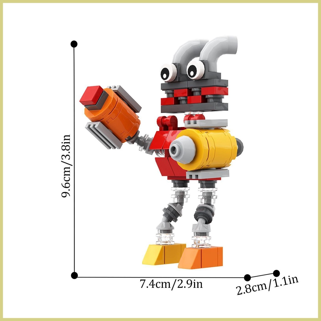 Mô Hình Đồ Chơi Lắp Ráp Nhân Vật Hoạt Hình My Sings Monsters Rare Epic Wubbox