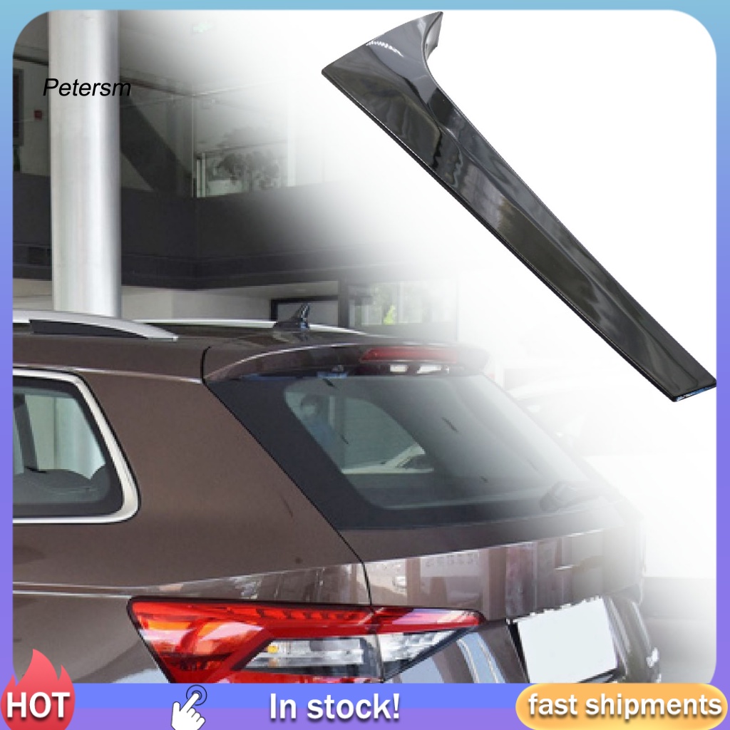 Bộ 2 Miếng Dán Cửa Sổ Xe Hơi Chống Trầy Xước Chống Thấm Nước Màu Đen Sáng Cho Skoda-Kodiak 16-20