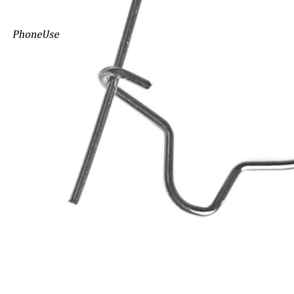 Pu Set 20 Khuyên Thép Không Gỉ Gắn Mồi Câu Cá Chuyên Nghiệp