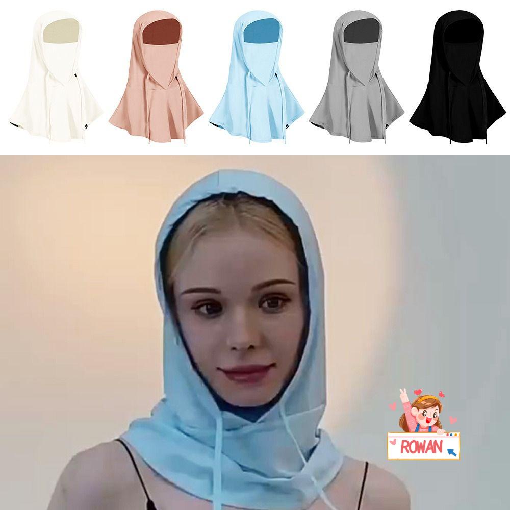 Mũ Chống Nắng Bảo Vệ Toàn Bộ Khuôn Mặt Bằng Lụa Lạnh Thoáng Khí