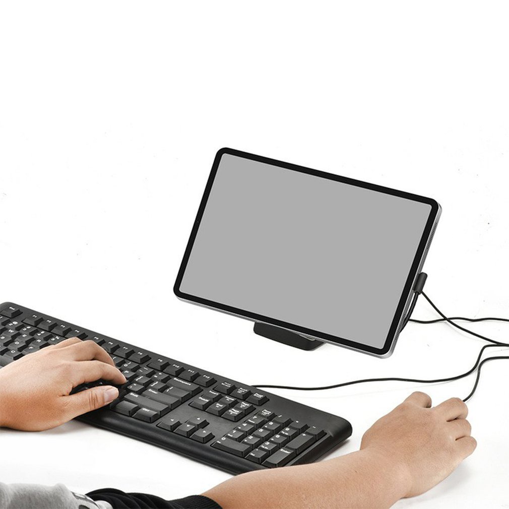 8 In 1 Mobile Phone Stand Charger Dock Type-C To Hdmi-Compatible Security Digital Card Reader For  Huawei [Q/3]