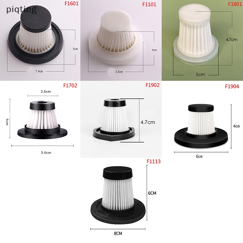 Piqt Phụ Kiện Lọc Micro Không Dây Cho Máy Hút Bụi Xe Hơi