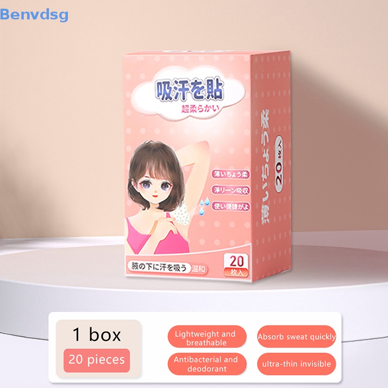 Set 20 Miếng Dán Thấm Hút Mồ Hôi Vùng Da Dưới Cánh Tay Dùng Một Lần Tiện Lợi