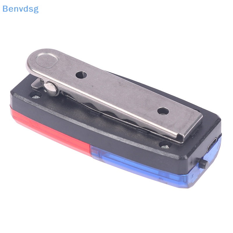 Benvdsg &gt; Đèn LED Báo Động Khẩn Cấp Đeo Vai Ánh Sáng Xanh Đỏ Có Thể Sạc Lại