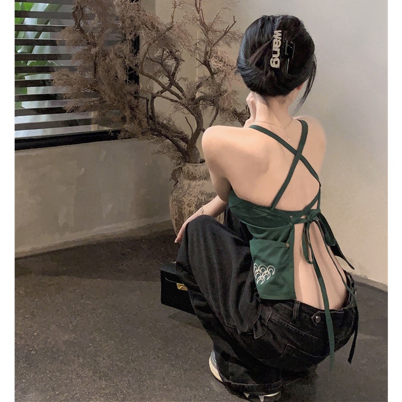 Áo Hai Dây Dáng Ôm Thời Trang Mùa Hè Quyến Rũ Cho Nữ