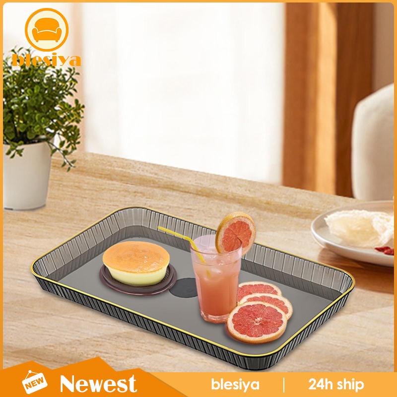 Khay Phục Vụ Tráng Miệng Hình Chữ Nhật Tiện Dụng