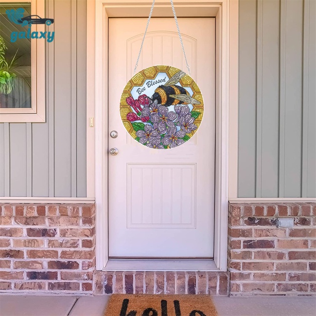 Galaxy Bộ Tranh Đính Đá Tự Làm Họa Tiết Chú Ong Đáng Yêu Trang Trí Nhà Cửa