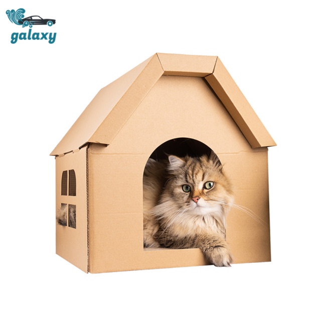 Galaxy Nhà Giấy Cào Móng Chống Mài Mòn Dành Cho Mèo