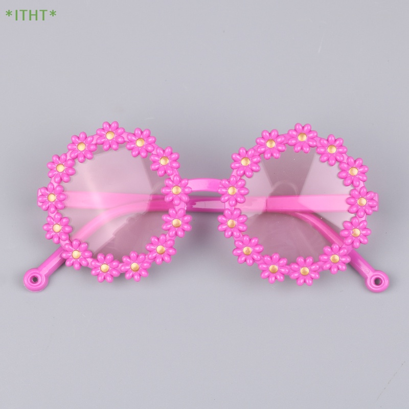 Kính Chống Nắng Tia UV380 Họa Tiết Hoa Cúc Nhỏ Xinh Thời Trang Cho Bé Gái Mới