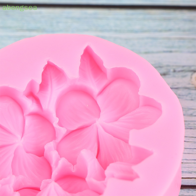 1 Khuôn Silicone Làm Bánh Hình Hoa Mận DIY