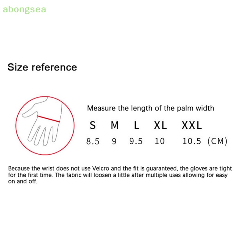 Abongsea Găng Tay Đạp Xe Nửa Ngón Mềm Mại Thoáng Khí Chống Trượt Chống Sốc