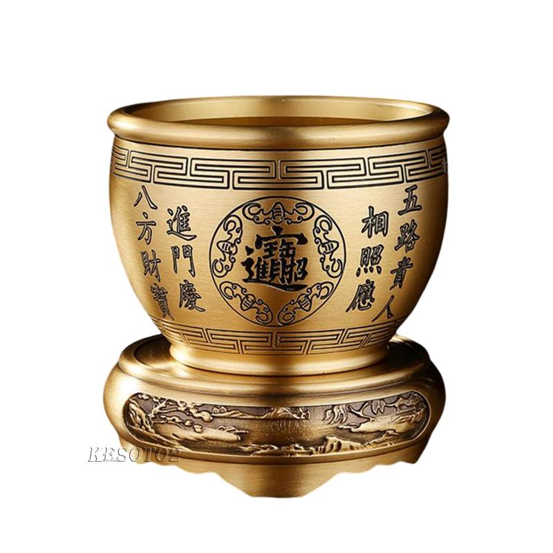 Bộ 2 Bát Phong Thủy Bằng Đồng Thau Dùng Trang Trí Văn Phòng / Khách Sạn