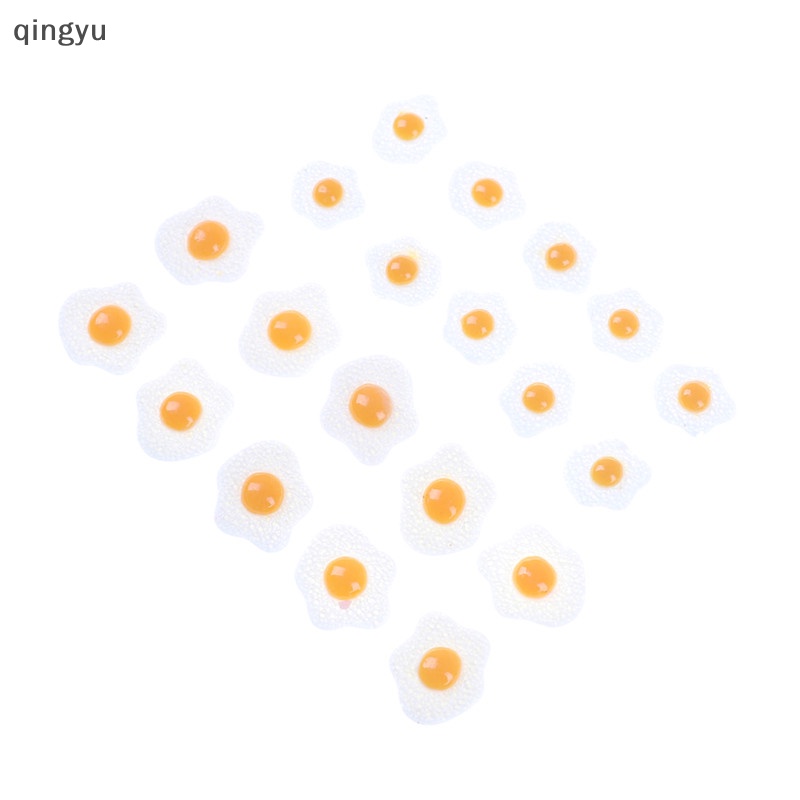 Set 10 Quả Trứng Ốp La Tỉ Lệ 1: 12 Trang Trí Nhà Búp Bê