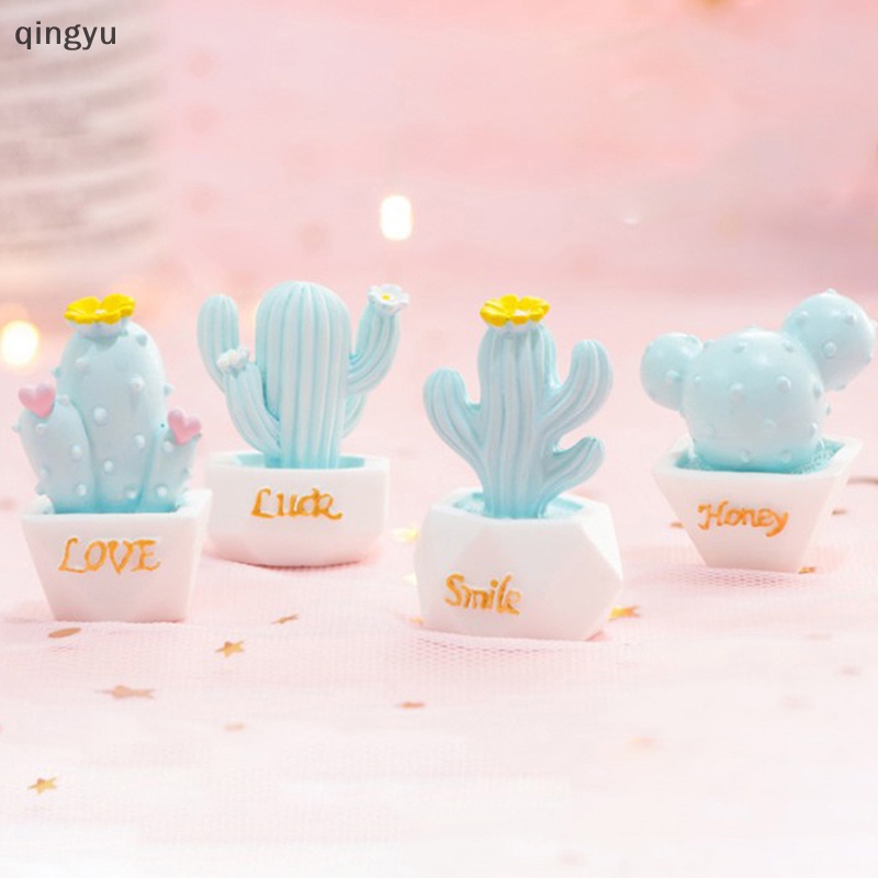 Chậu Cây Xương Rồng Mini Trang Trí Sân Vườn Nhà Búp Bê