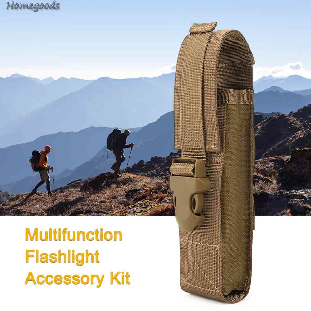 Túi Nilon Đựng Đèn Pin Pro-Hot Molle Dùng Đi Săn / Leo Núi Ngoài Trời EDC [homegoods.vn]