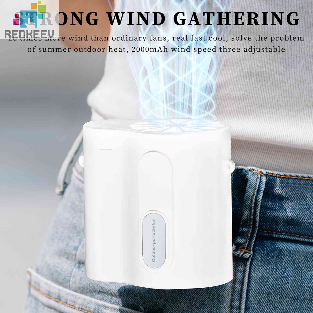 Quạt Thể Thao Sạc USB Loại C 2000 / 4000mAh Tiện Dụng