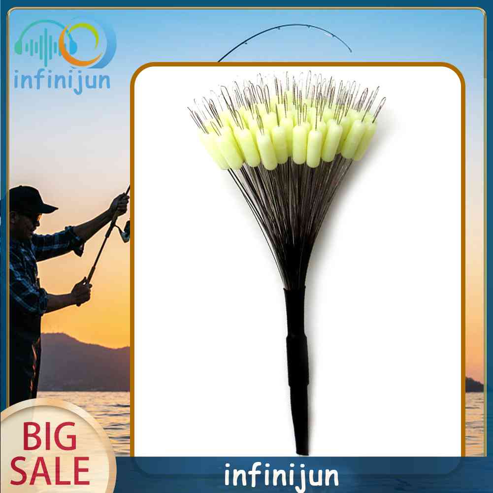 Set 100 Phao Câu Cá Bằng Silicone Tiện Dụng