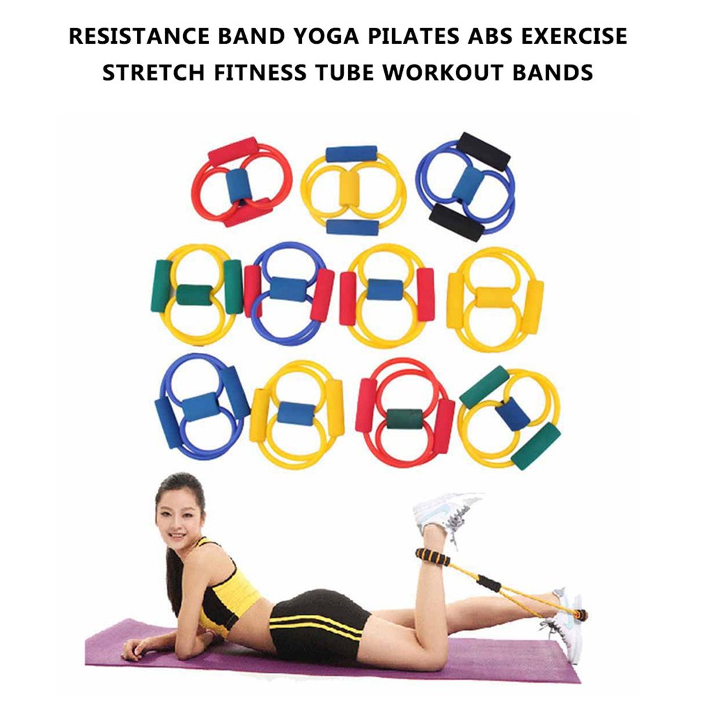 Resistance Training Bands Sport Elastico Para Exercicios Yoga Pilates Ankle Strap Fitness Equipment Tool Tube Workout [Q/9]