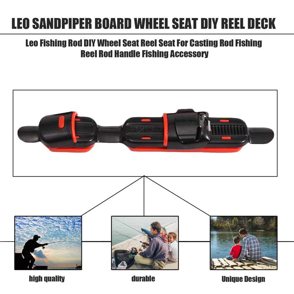 Leo Fishing Rod Diy Wheel Seat Reel For Casting Handle Accessory [Q/13]