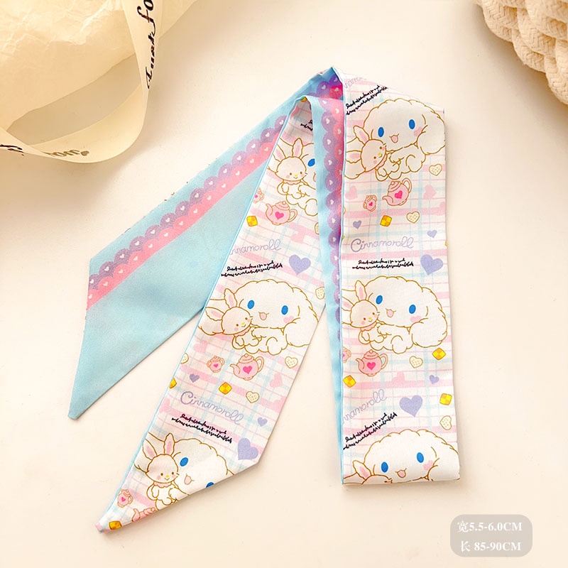 Dây Cột Tóc Thắt Nơ In Họa Tiết Hoạt Hình Dễ Thương Thời Trang Cho Bé Gái