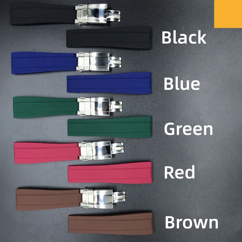 Dây Cao Su 20mm Chống Nước Chống Sốc Cho Rolex Detona Explorer