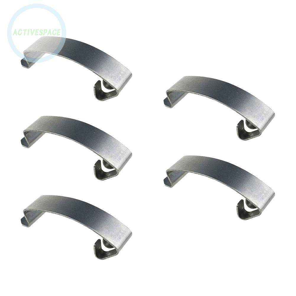 Housing Clip 5 Pcs ABS Accessories Air Filter Parts Replacement Silver -Hyundai