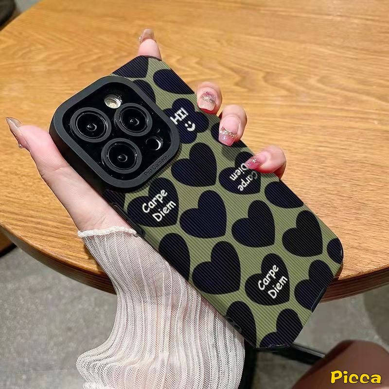 Ốp Điện Thoại Silicon Tpu Mềm Kết Cấu Da Sang Trọng Chống Sốc Cho iPhone 7 8 Plus 11 13 14 12 Pro MAX X XR XS MAX 7Plus