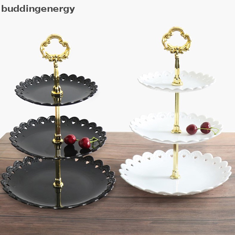Giá Đỡ 3 Tầng Dùng Để Trưng Bày Bánh Kẹo Tráng Miệng Tiện Dụng