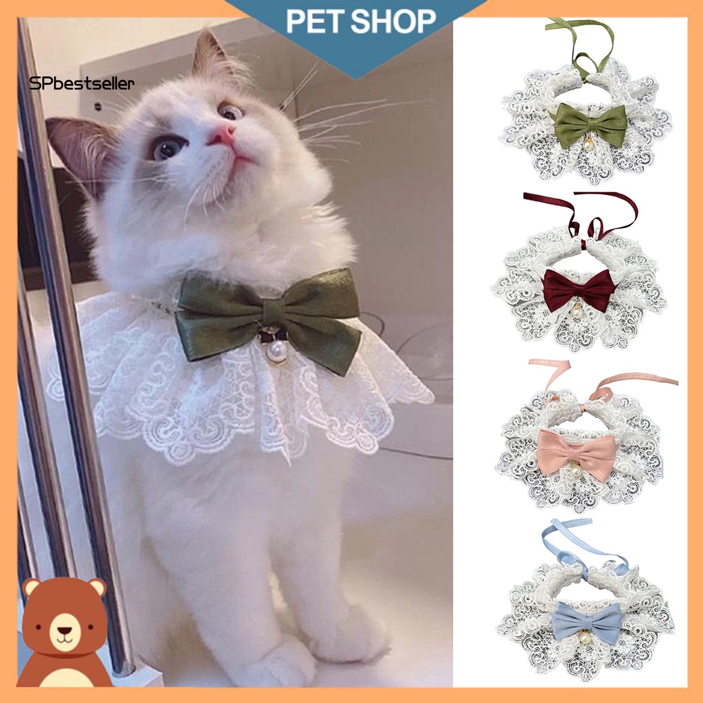 Khăn Quàng Cổ Đính Nơ Dễ Thương Quyến Rũ Cho Thú Cưng