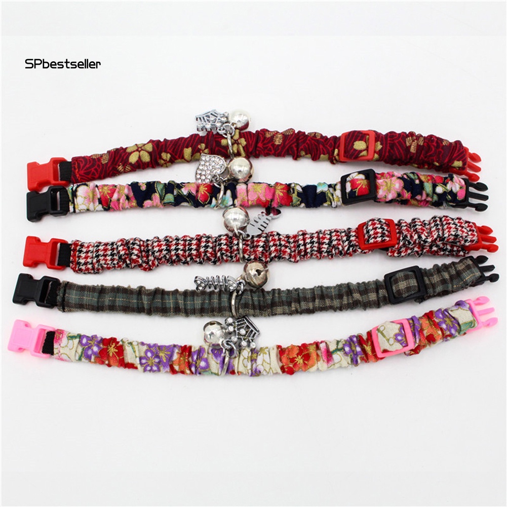 Vòng Cổ Co Giãn Có Chuông Hình Vương Miện Cho Thú Cưng