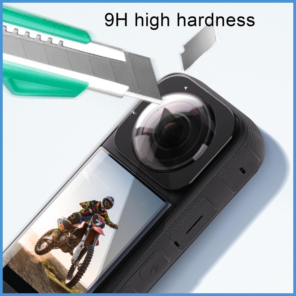 Khung Dán Bảo Vệ Ống Kính Máy Ảnh 360 Độ Trong Suốt Cho Insta360 X3 / X2 Insta 360 X3 / X2