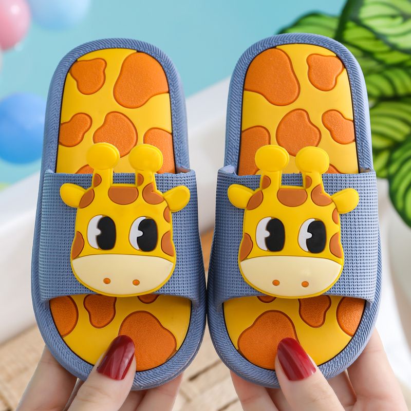 Dép Sandal Hình Hươu Cao Cổ Hoạt Hình Cho Bé