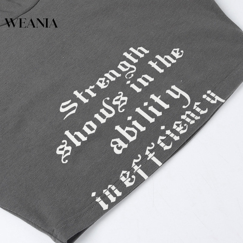 Áo Croptop Tay Dài Cổ Lọ In Chữ Thời Trang Cho Nữ