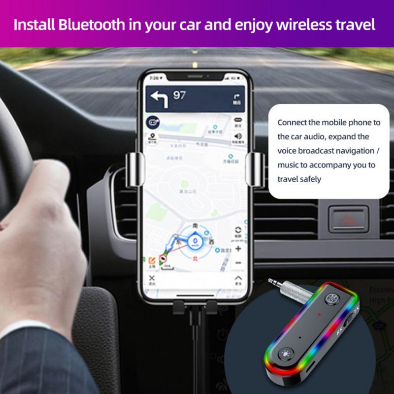 Thiết Bị NhậN TruyềN NhậN Bluetooth 5.3 HdoorLink 2 Trong 1 Không Dây KèM Phụ KiệN Chuyên DụNg Cho Tai Nghe NhạC Xe Hơi