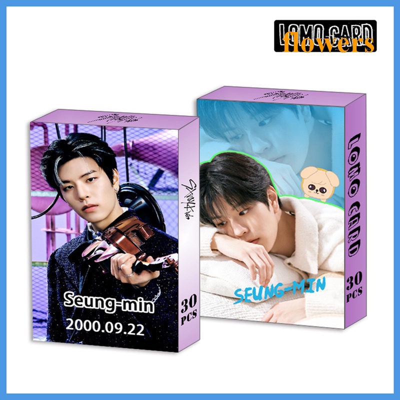 Bộ 30 Ảnh LOMO Card Nhóm Nhạc Stray kids
