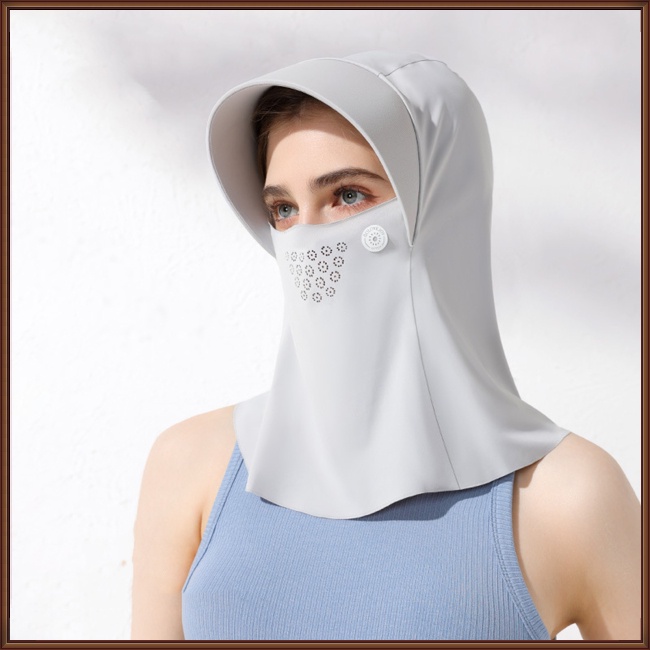 Nón Chống Nắng Kèm Tấm Che Mặt Và Cổ Chống Tia Uv Thời Trang Mùa Hè Cho Nữ