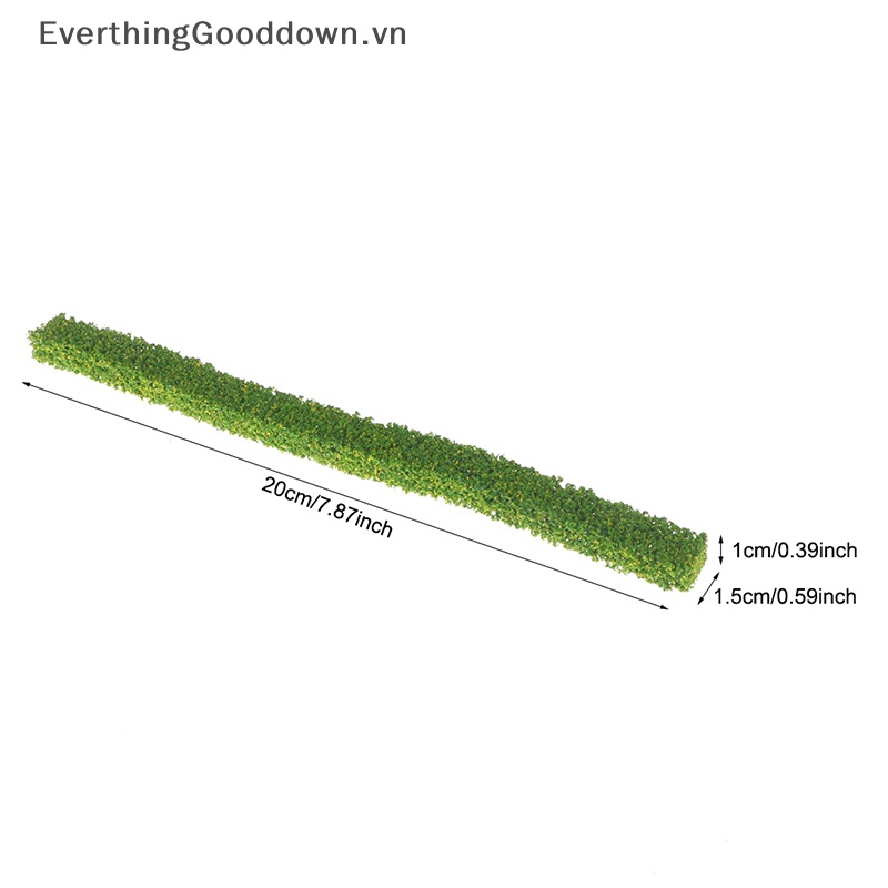 Everthinggooddown 1 Dải Cỏ Xanh Mô Hình Bàn Cát Thu Nhỏ DIY Fenc vn