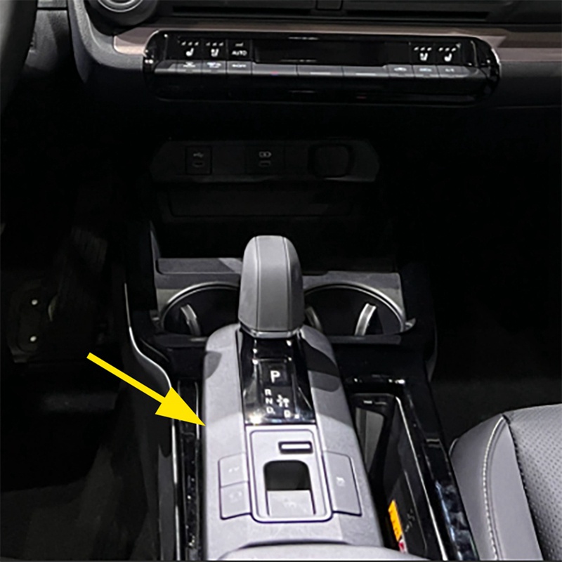 Viền Bọc Bảng Điều Khiển Cần Gạt Số Màu Đen Cho Toyota Prius 60 2023