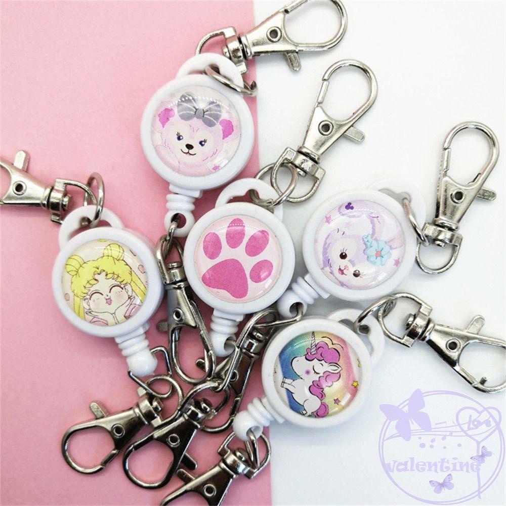 Kẹp Gắn Thẻ ID / Túi Xách Họa Tiết Dễ Thương Tiện Dụng Cho Học Sinh