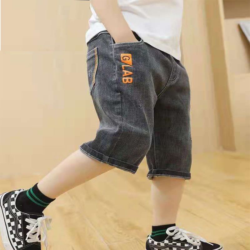 Quần Short Denim Siêu Mềm Co Giãn 4kh3 Có Sẵn Thời Trang Mùa Hè Cho Bé Trai