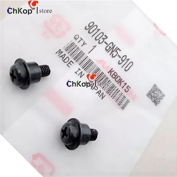 2 ốc lắp vành pha đèn xe Dream zin honda nhật xịn chính hãng