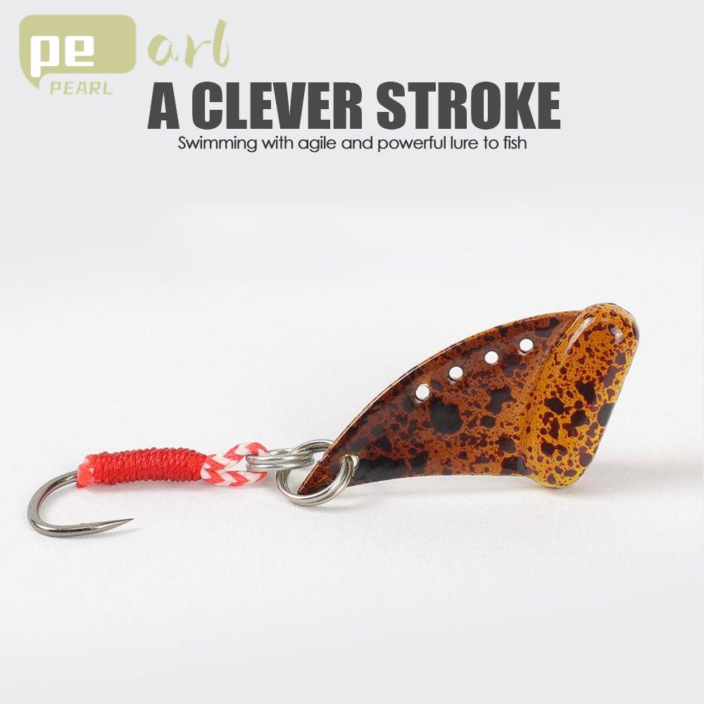 .Mồi Câu Cá Giả Bằng Kim Loại Có Móc Xoay Rung