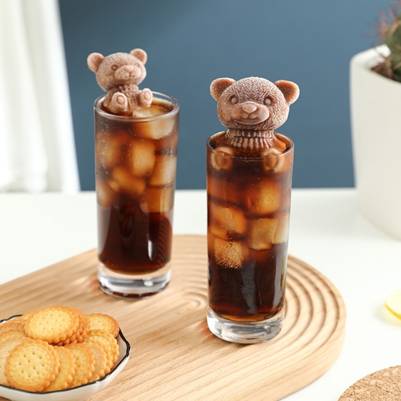 Khuôn Silicon Làm Đá / Sô Cô La / Đá Viên Hình Ly Bia Dễ Thương