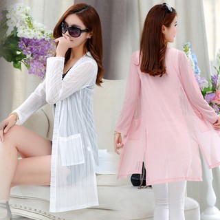 Áo Sơ Mi Lưới Tay Dài Thời Trang Dành Cho Nữ