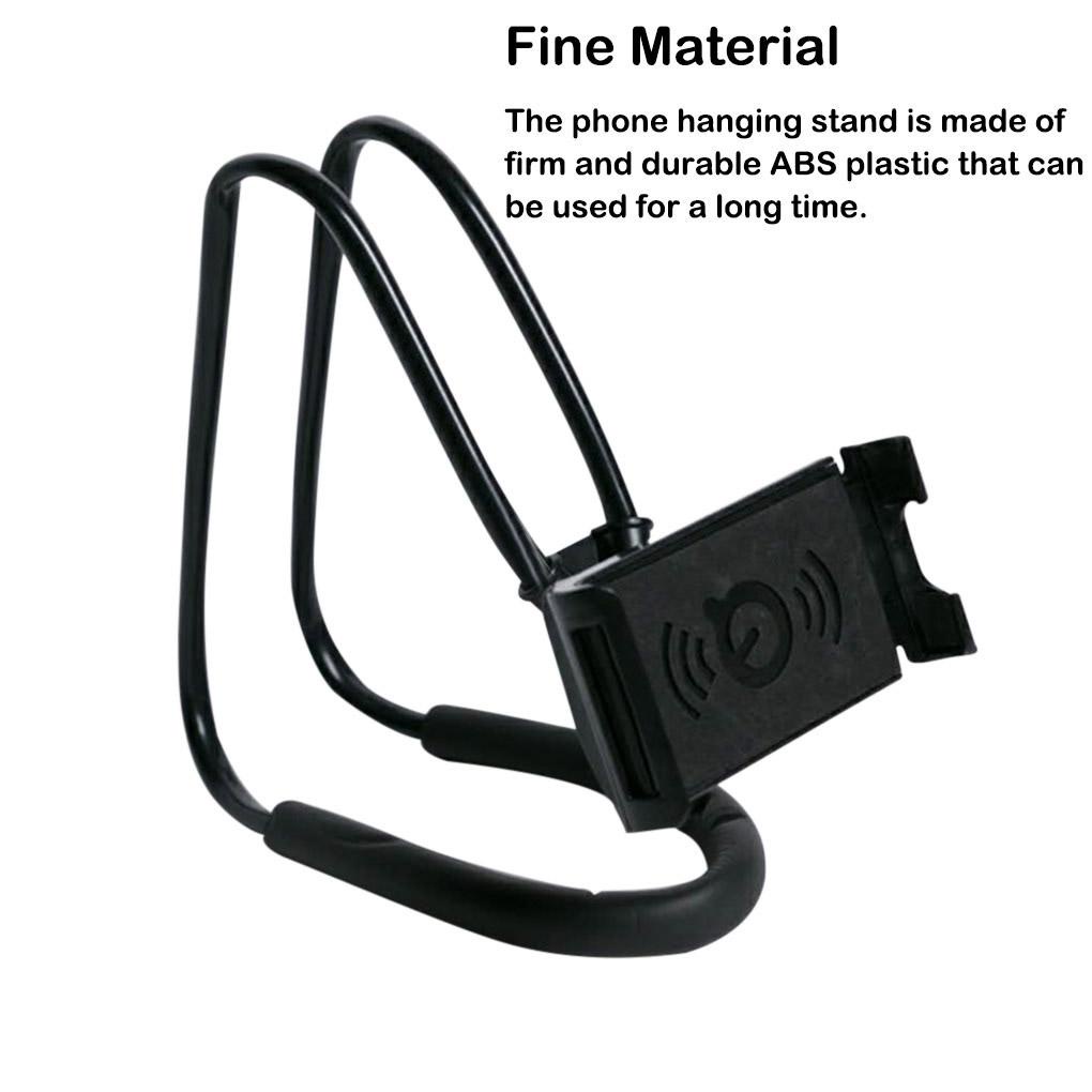 Giá Đỡ Điện Thoại Bằng Nhựa Treo Cổ Có Thể Uốn Cong Cho Phòng Ngủ / Xem Video