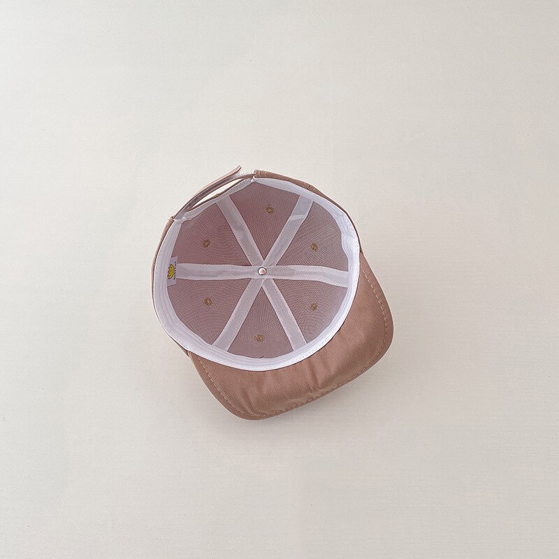 Mũ Lưỡi Trai Màu Trơn Mềm Mại Phong Cách Hàn Quốc Cho Bé