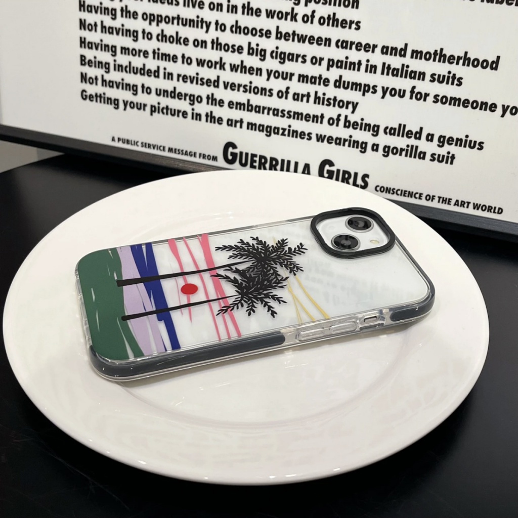 ✅Ốp Điện Thoại Họa Tiết Hoạt Hình Phong Cảnh Mùa Hè Cho iphone14promax 4VD7 13 11In12