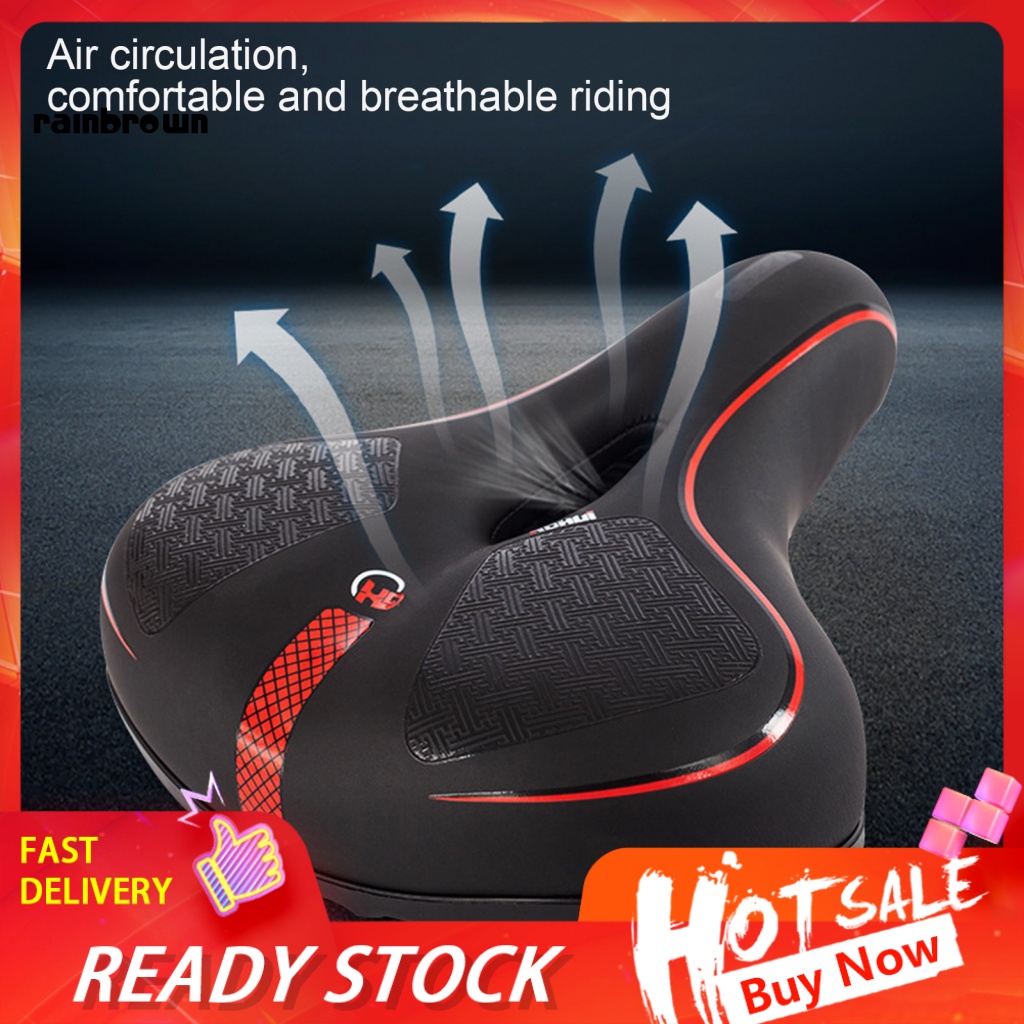 Yên Xe Đạp Giả Da Chống Sốc Chống Thấm Nước Thoáng Khí Tiện Dụng