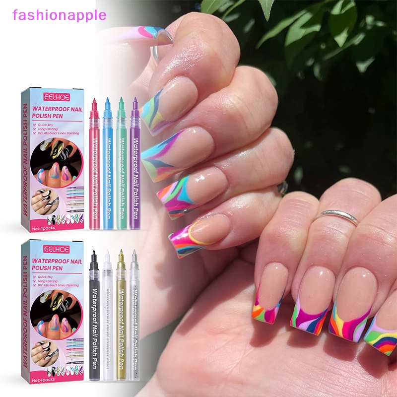 Set 4 Bút Chì Vẽ Móng Tay Nghệ Thuật